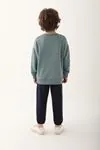 2-15 Yaş California Fashion Erkek Çocuk Eşofman Takım -Pastel Yeşil