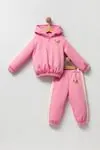 2-5 Yaş Teddy Bear Kız Çocuk Eşofman Takım -Pembe