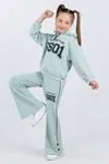 10-13 Yaş Starday Kız Çocuk Eşofman Takım -Mint Yeşil
