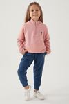4-15 Yaş Lisanslı Us Polo ASSN Kız Çocuk Eşofman Takım -Retro Pembe