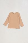 4-9 Yaş Cotton Day Kız Çocuk Sweat -Latte Kahve
