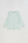 4-9 Yaş Cotton Day Kız Çocuk Sweat -Mint Yeşil
