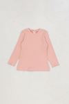 4-9 Yaş Cotton Day Kız Çocuk Sweat -Pudra