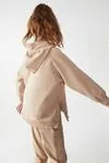 8-14 Yaş Cotton Vega Kız Çocuk Eşofman Takım -Latte Camel