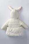 9-24 Aylık Mara Lina Kız Bebek Mont -Ekru