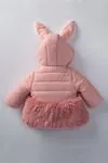 9-24 Aylık Mara Lina Kız Bebek Mont -Pembe