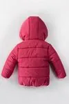 1-5 Yaş Wınter Rabbit Kız Çocuk Mont -Fuşya
