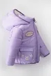 1-5 Yaş Wınter Rabbit Kız Çocuk Mont -Lila