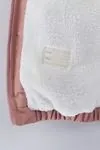 1-5 Yaş Ayıcıklı Yumoş Kız Çocuk Mont -Cappuccino