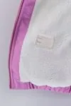 1-5 Yaş Ayıcıklı Yumoş Kız Çocuk Mont -Lila