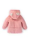 1-5 Yaş New Cute Rabbit Kız Çocuk Mont -Pembe