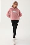 7-16 Yaş KAPPA Kız Çocuk Sweatshırt -Pembe