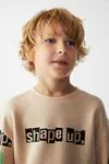4-8 Yaş Shape Up Erkek Çocuk Takım -Krem