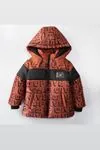 6-9 Yaş New Just Never Erkek Çocuk Mont -Kiremit