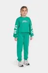 7-10 Yaş Brooklyn Kız Çocuk Eşofman Takım -Benetton Yeşili-