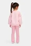 4-7 Yaş Naturel Daisy Kız Çocuk Taytlı Takım -Pembe