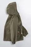 10-14 Yaş Cool Fashion Erkek Çocuk Su İtici Trençkot -Haki