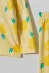 6-18 Aylık Cotton Sleep Erkek Bebek Pijama Takım -Sarı