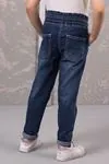 4-9 Yaş Mussness Kız Çocuk Pantolon -İndigo