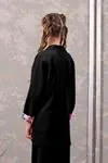 9-14 Yaş Colors Nişantaşı Kız Çocuk Blazer Takım -Siyah