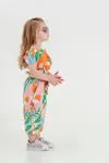 2-5 Yaş Cicogna Bloom Kız Çocuk Takım -Oranj-