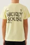 3-9 Yaş Lisanslı Mickey Mouse Erkek Çocuk Takım -Sarı