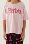3-15 Yaş Lisanslı Barbie Kız Çocuk Takım -Pembe