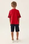 4-15 Yaş Lisanslı Us Polo ASSN Erkek Çocuk Takım -Kırmızı