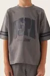 4-15 Yaş Lisanslı Us Polo ASSN Erkek Çocuk Takım -Füme