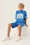 4-15 Yaş Lisanslı Us Polo ASSN Erkek Çocuk Takım -Kobalt Mavisi