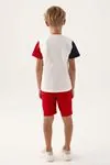 4-15 Yaş Lisanslı Us Polo ASSN Erkek Çocuk Takım -Ekru