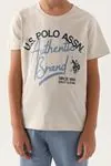 4-15 Yaş Lisanslı Us Polo ASSN Erkek Çocuk Takım -Bej