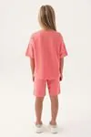4-15 Yaş Lisanslı Us Polo ASSN Kız Çocuk Takım -Neon Pembe