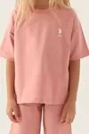 4-15 Yaş Lisanslı Us Polo ASSN Kız Çocuk Takım -Retro Pembe