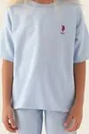 4-15 Yaş Lisanslı Us Polo ASSN Kız Çocuk Takım -Mavi