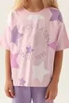 4-15 Yaş Lisanslı Us Polo ASSN Kız Çocuk Takım -Pembe