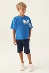 4-15 Yaş Lisanslı Us Polo ASSN Erkek Çocuk Takım -Mavi