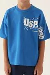 4-15 Yaş Lisanslı Us Polo ASSN Erkek Çocuk Takım -Mavi