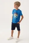 4-15 Yaş Lisanslı Us Polo ASSN Erkek Çocuk Takım -Kobalt Mavi