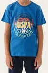 4-15 Yaş Lisanslı Us Polo ASSN Erkek Çocuk Takım -Kobalt Mavi