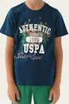 4-15 Yaş Lisanslı Us Polo ASSN Erkek Çocuk Takım -Koyu Lacivert