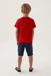 4-15 Yaş Lisanslı Us Polo ASSN Erkek Çocuk Takım -Kırmızı