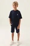 4-15 Yaş Lisanslı Us Polo ASSN Erkek Çocuk Takım -Lacivert