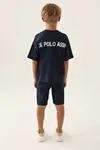4-15 Yaş Lisanslı Us Polo ASSN Erkek Çocuk Takım -Lacivert