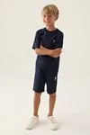 4-15 Yaş Lisanslı Us Polo ASSN Erkek Çocuk Takım -Lacivert