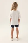 4-15 Yaş Lisanslı Us Polo ASSN Kız Çocuk Takım -Ekru