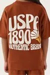 4-15 Yaş Lisanslı Us Polo ASSN Kız Çocuk Takım -Latte Kahve
