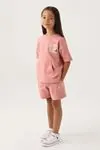 4-15 Yaş Lisanslı Us Polo ASSN Kız Çocuk Takım -Retro Pembe