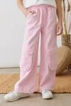 8-12 Yaş Los Angeles Kız Çocuk Pantolon -Pembe