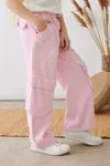 8-12 Yaş Los Angeles Kız Çocuk Pantolon -Pembe